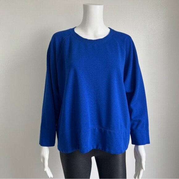 Eileen Fisher Flex Tencel Ponte Round Neck Top - M - Picture 2 of 8